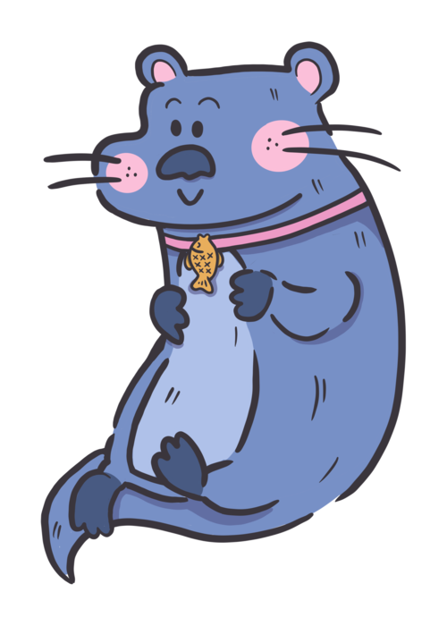 The Otters classroom otter character